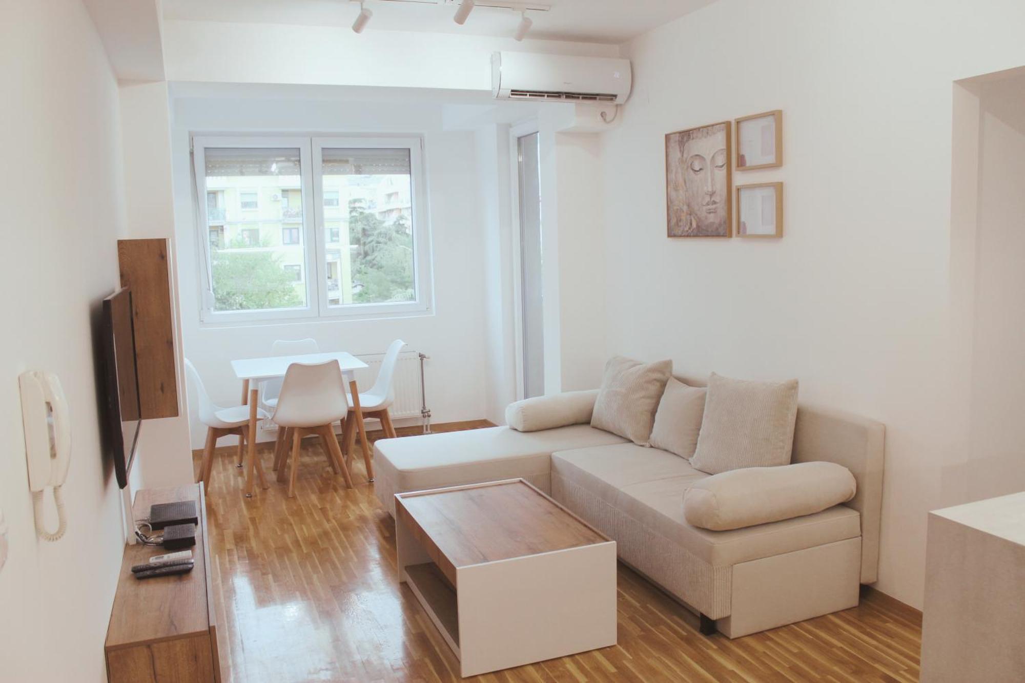 Magnolia Apartment Skopje Buitenkant foto